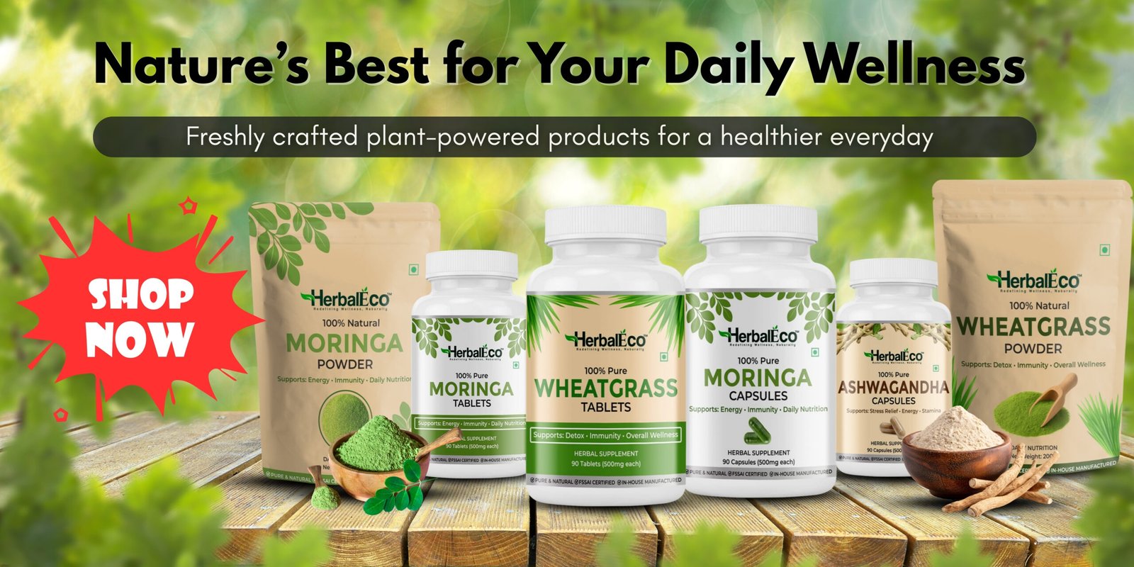 hero section banner - herbaleco india